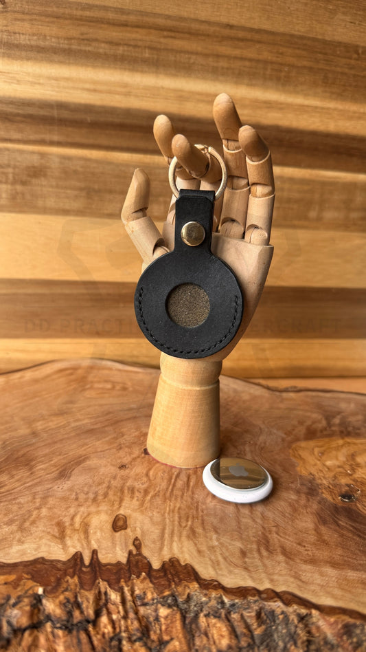 Leather AirTag Keyring