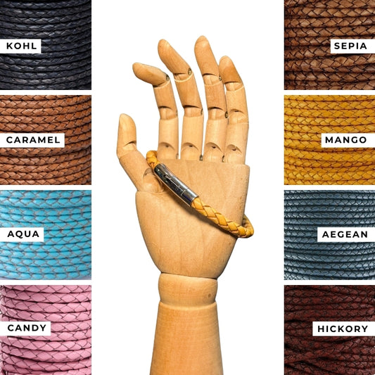 Leather Braid Bracelets