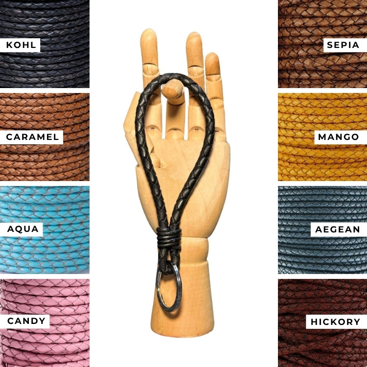 Leather Keyring - Braidlet