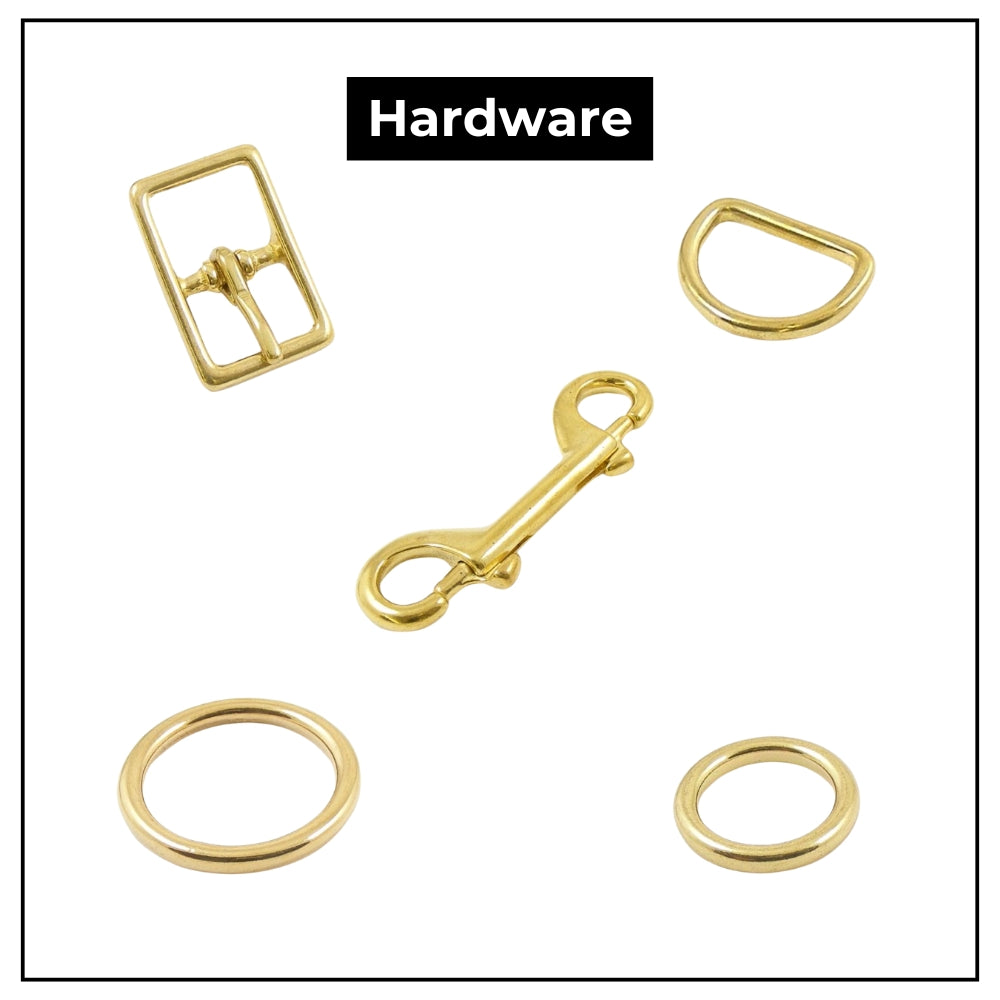 Leather Dog Collar & Lead Set - Buttero