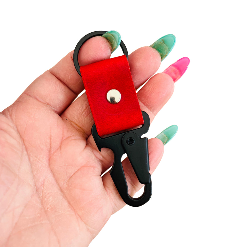 Leather Keyring - Tactical Bottle Opener