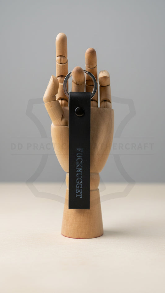 Rude Leather Keyrings 18+