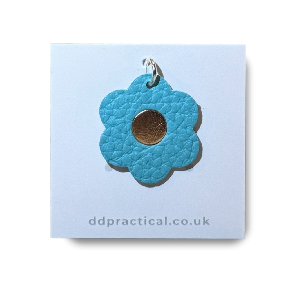 Leather Pendant - Flower