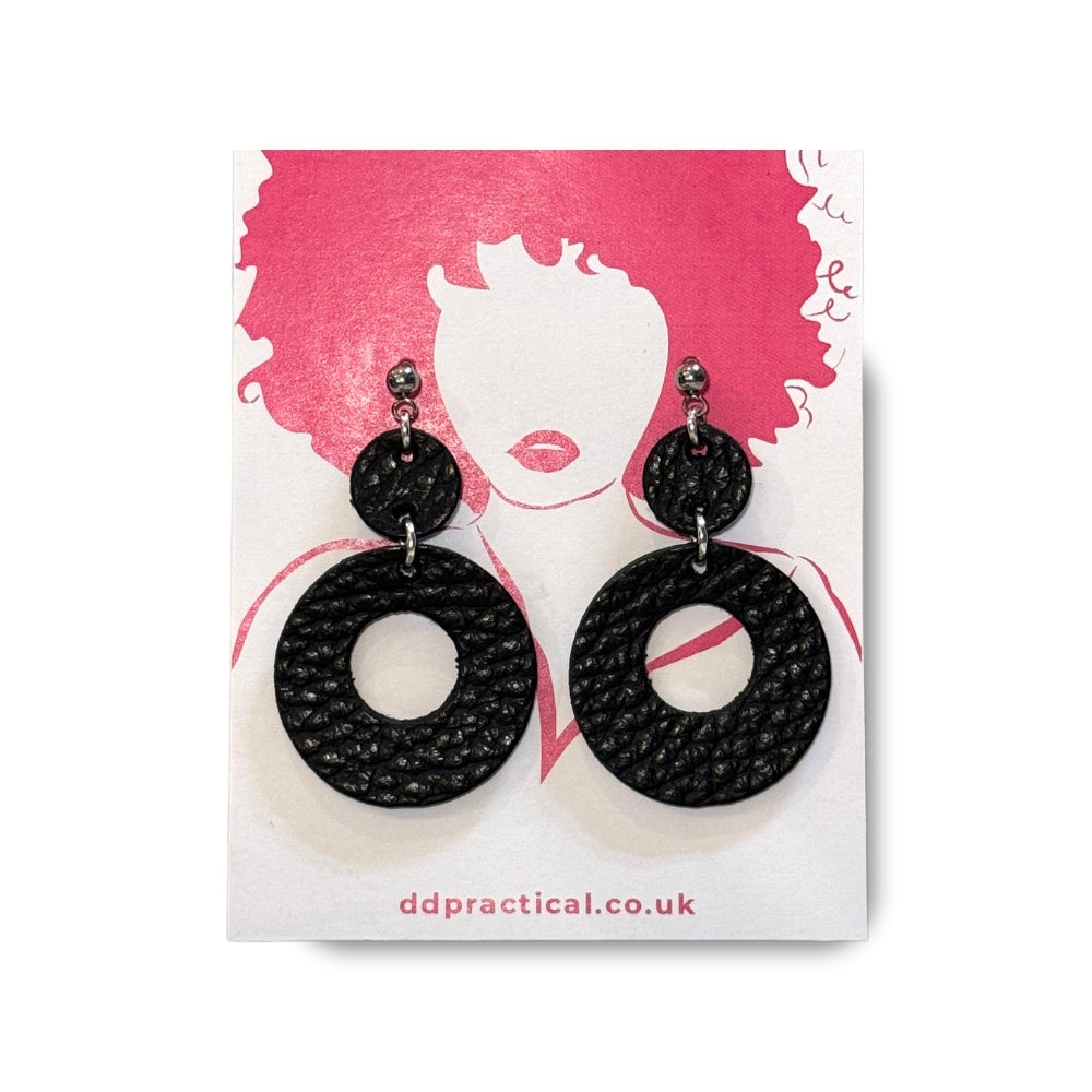 Leather Earrings - Funky