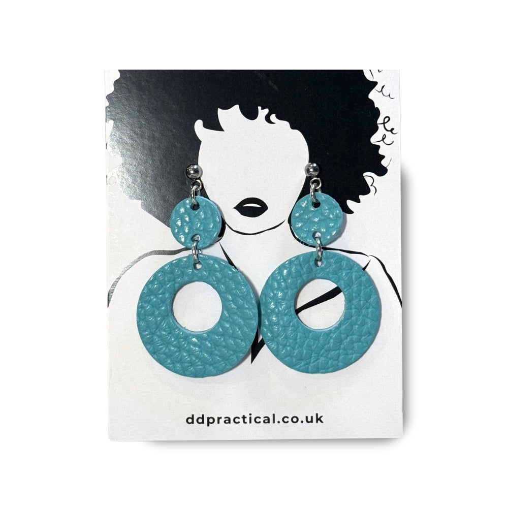 Leather Earrings - Funky