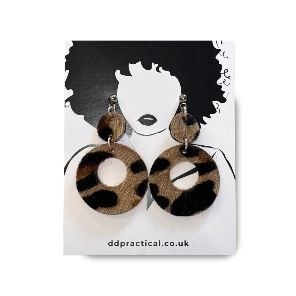 Leather Earrings - Funky