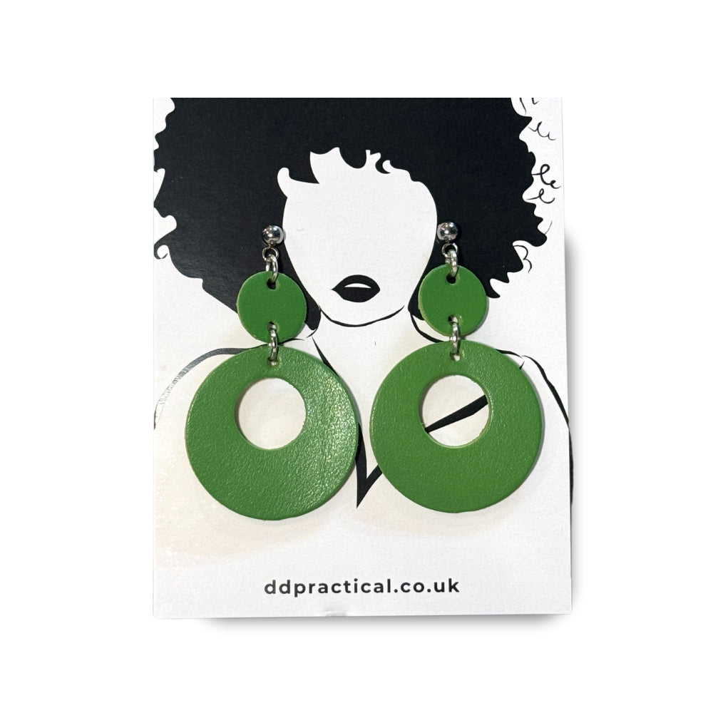 Leather Earrings - Funky