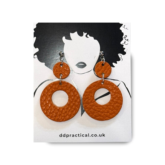 Leather Earrings - Funky