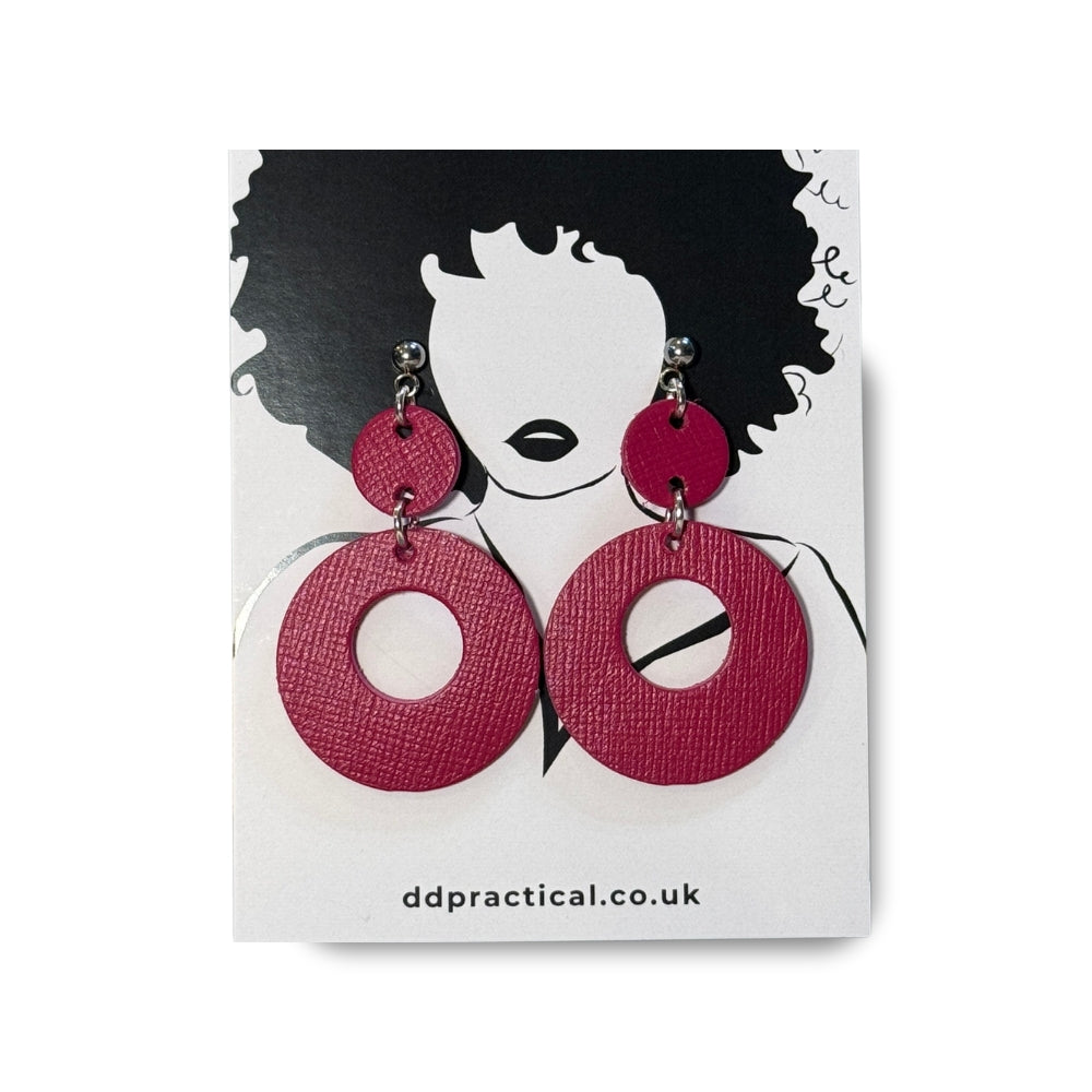 Leather Earrings - Funky