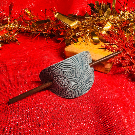 Leather Hair Barrettes