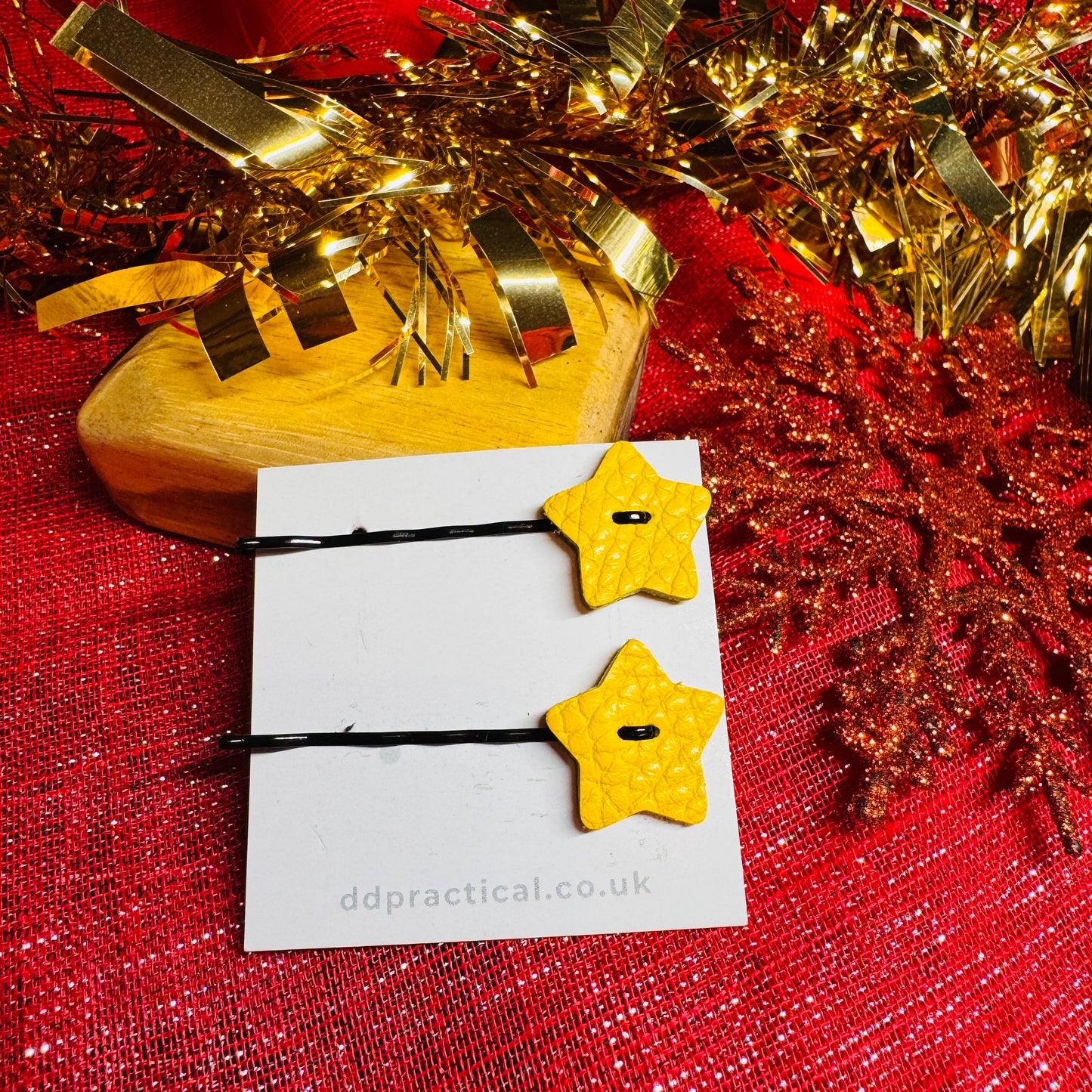 Leather Kirby Grip Accessories - Stars