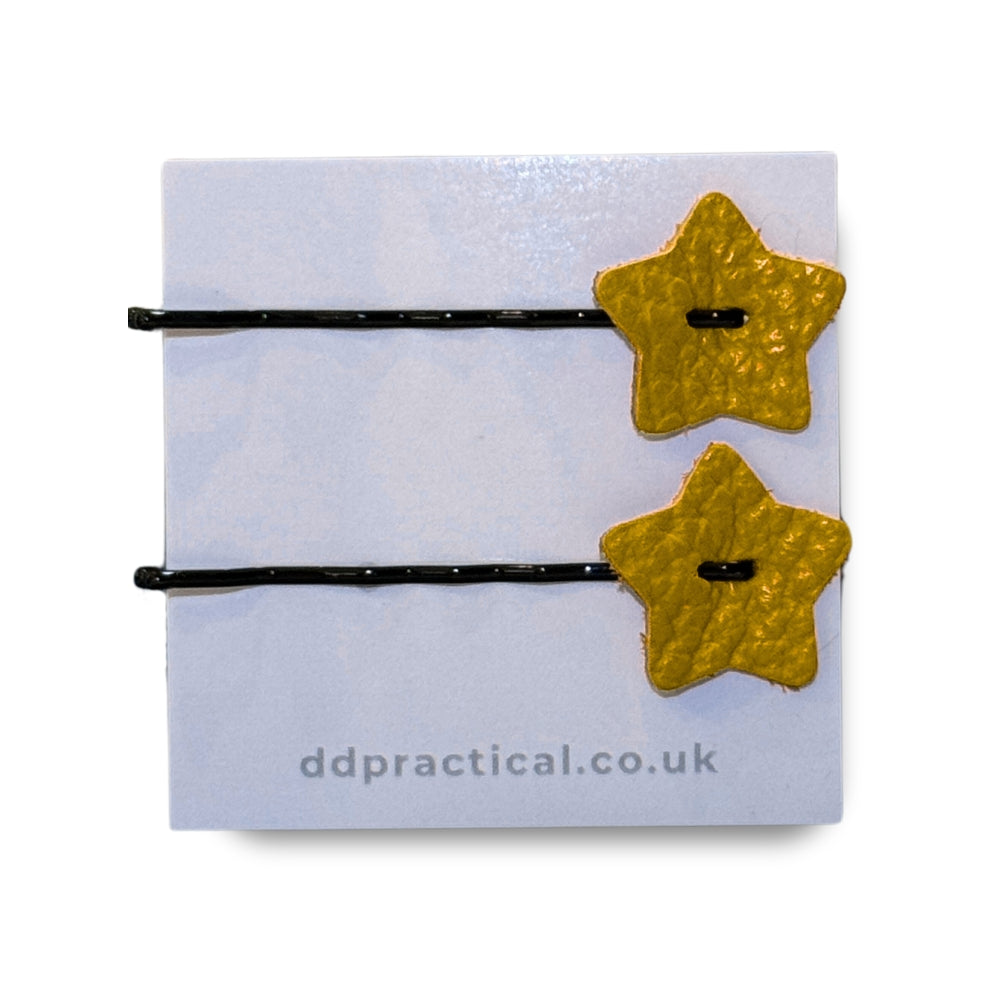 Leather Kirby Grip Accessories - Stars