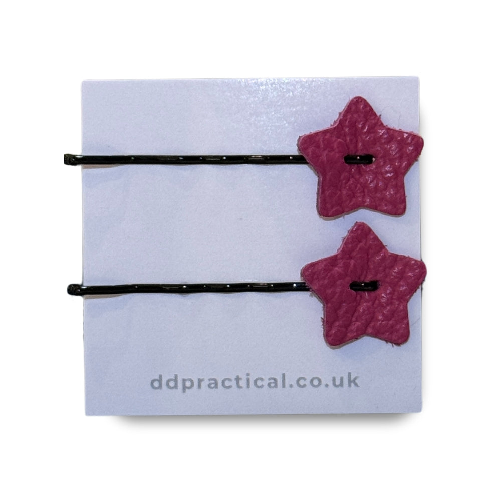 Leather Kirby Grip Accessories - Stars