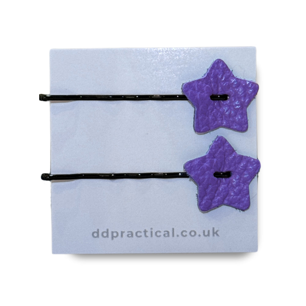 Leather Kirby Grip Accessories - Stars