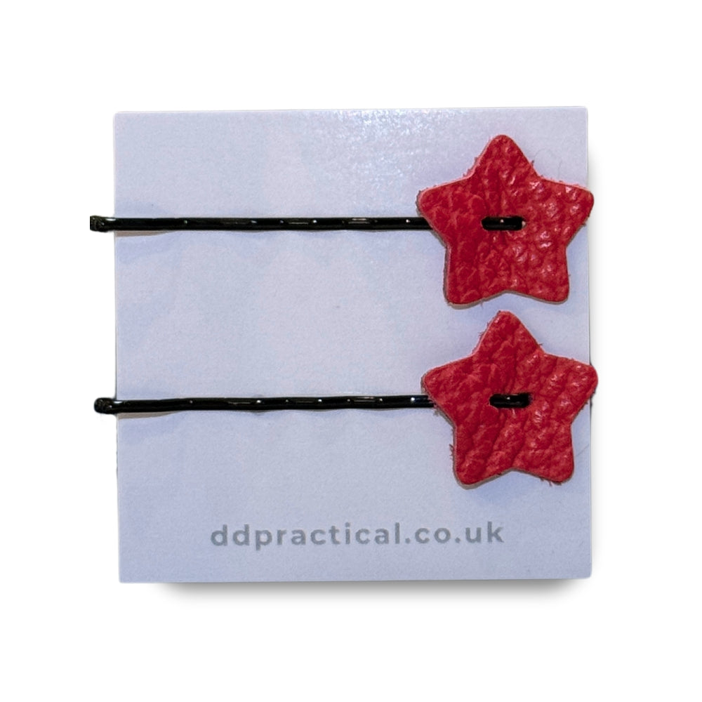 Leather Kirby Grip Accessories - Stars