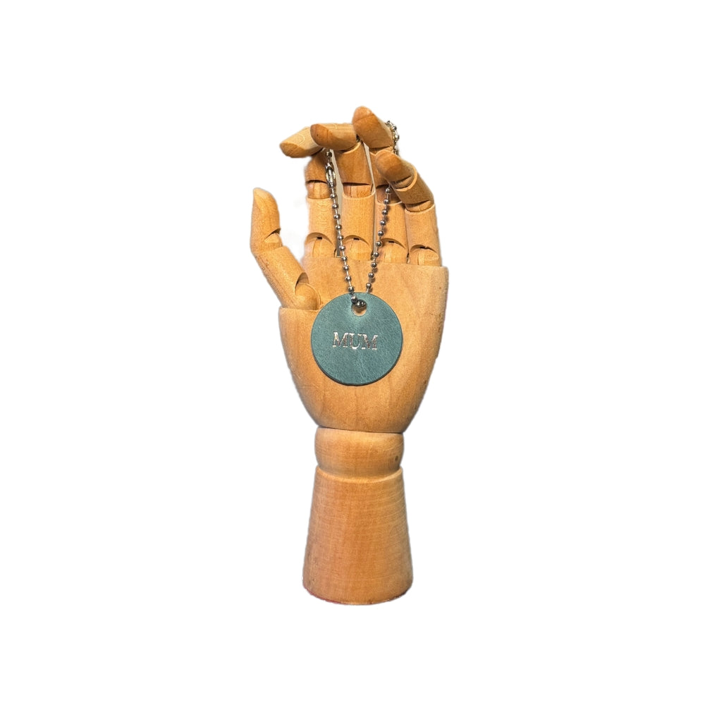 Leather 'MUM' Tag