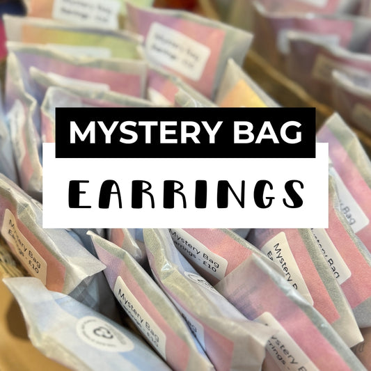 Leather Mystery Bags: Earrings