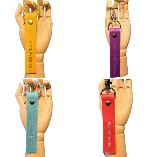 Leather Keyrings - NSFW