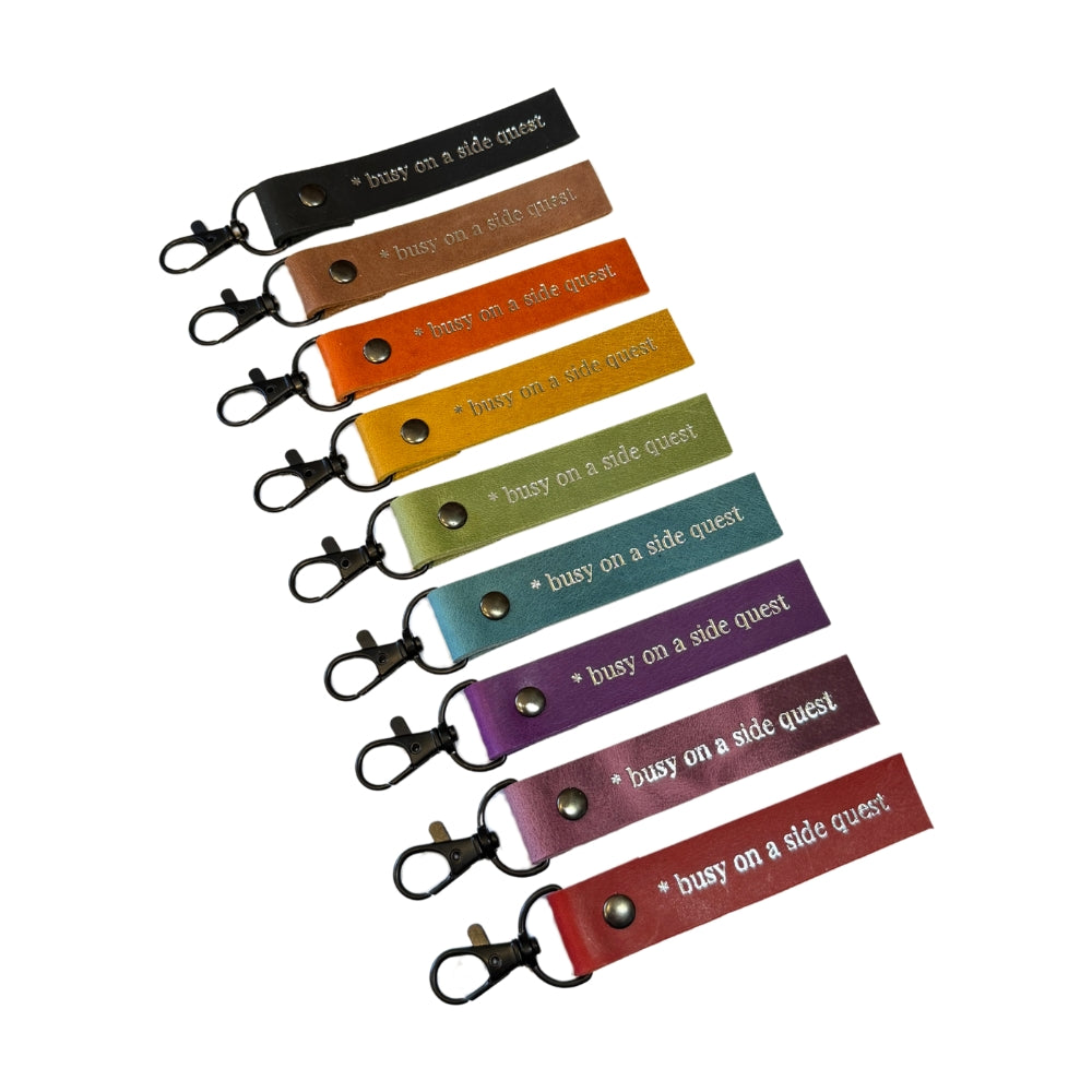 Leather Keyring - Neurodiverent