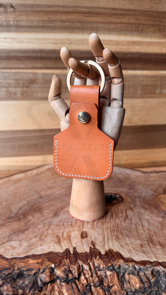Leather Stash Keyring