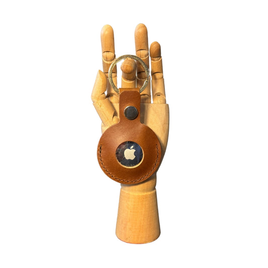 Leather AirTag Keyring