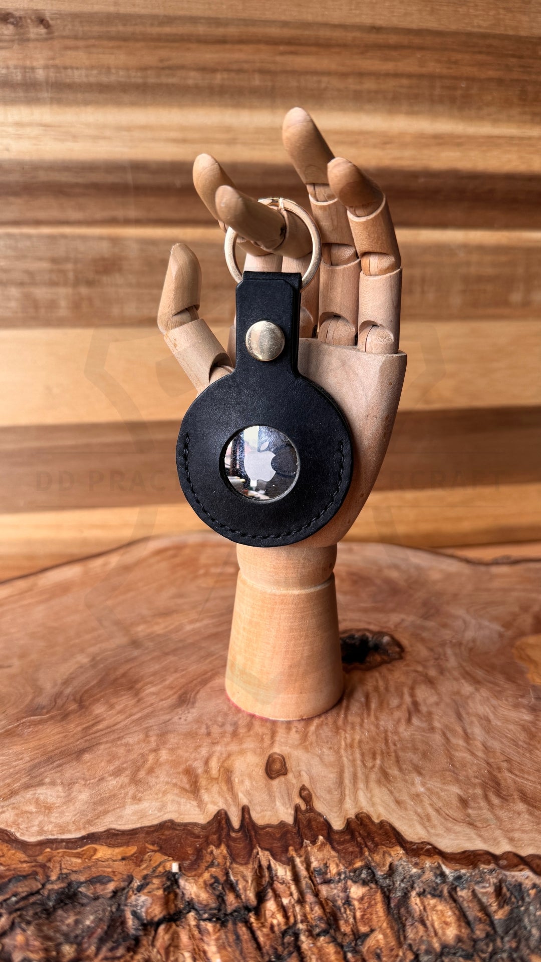 Leather AirTag Keyring