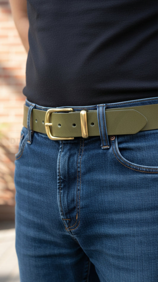 Leather Buttero Belt