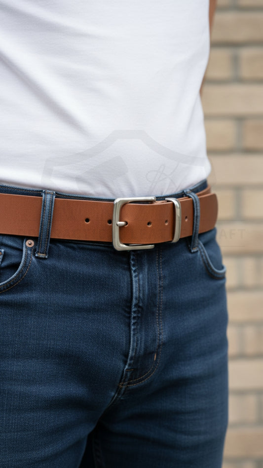 Leather Buttero Belt