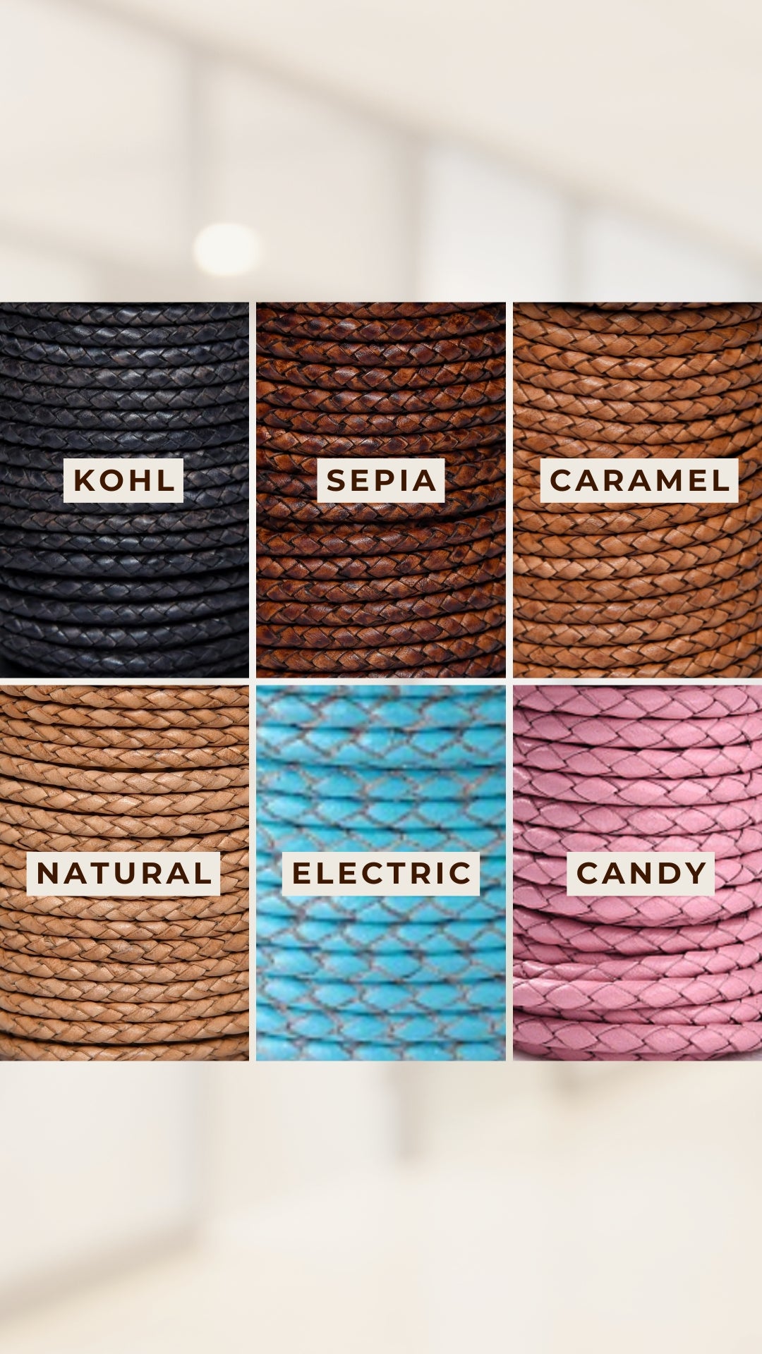 Leather Braid Bracelets