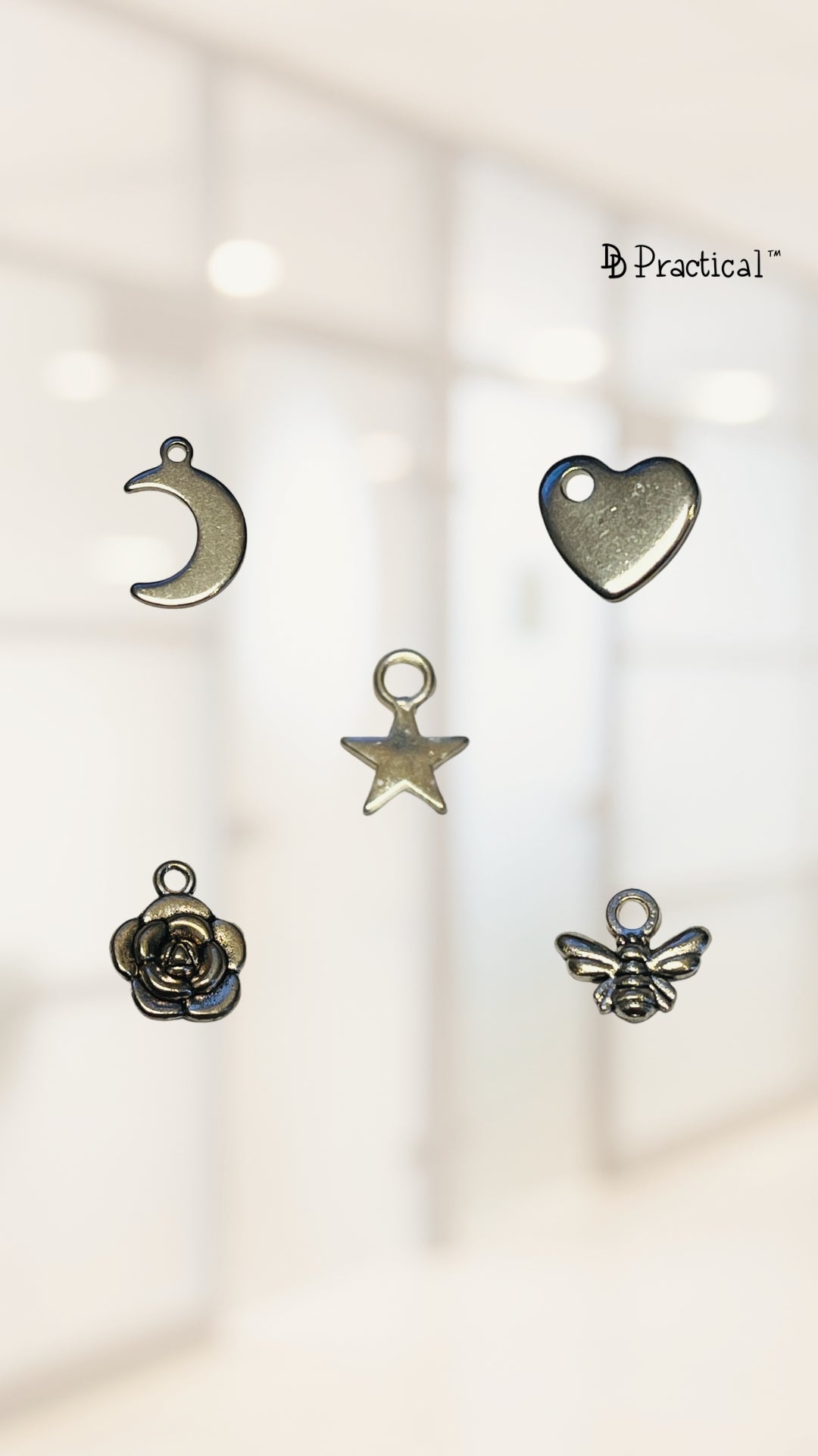 Leather Buttons Charm