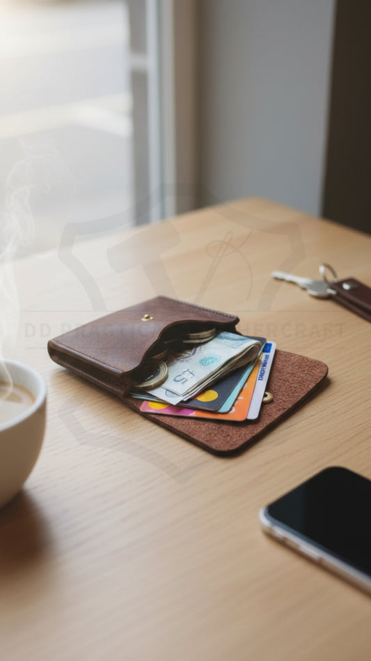 Leather Compact Purse