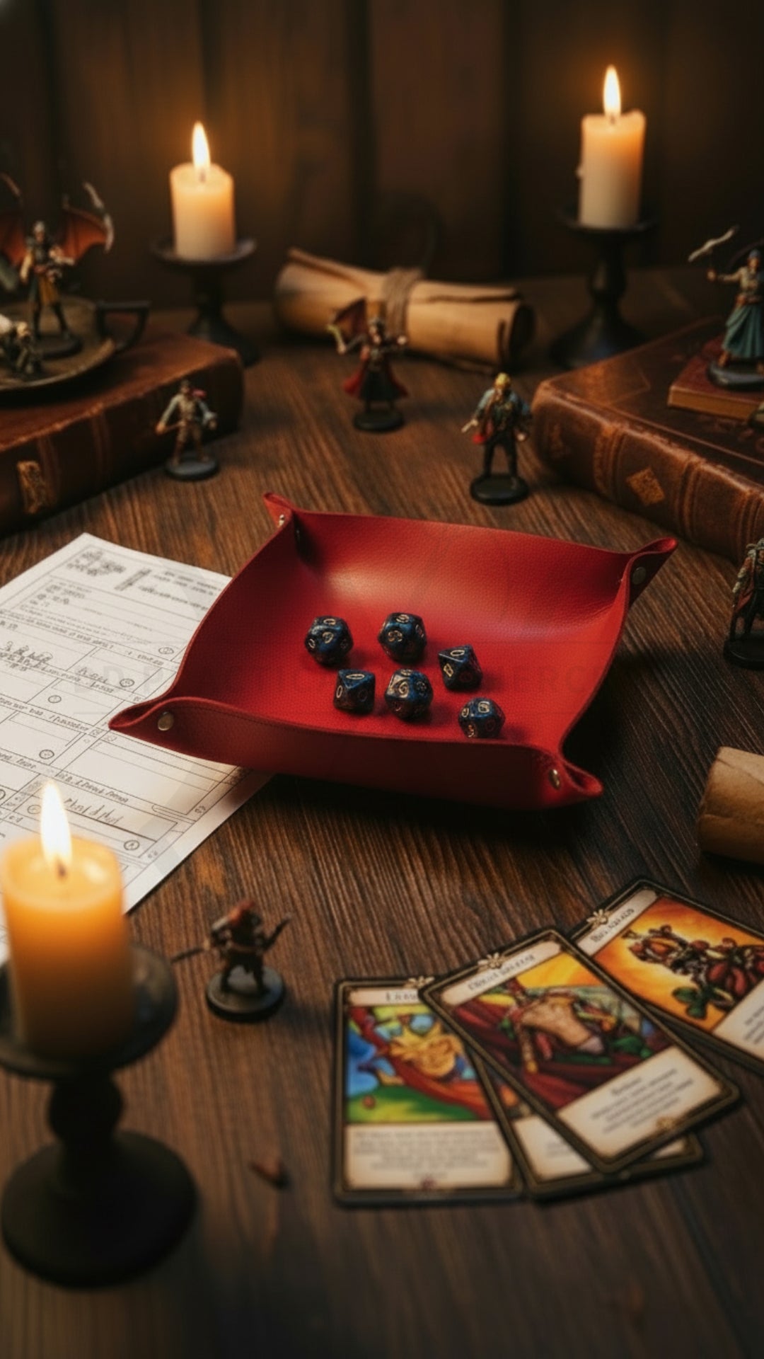 Leather Dice Tray