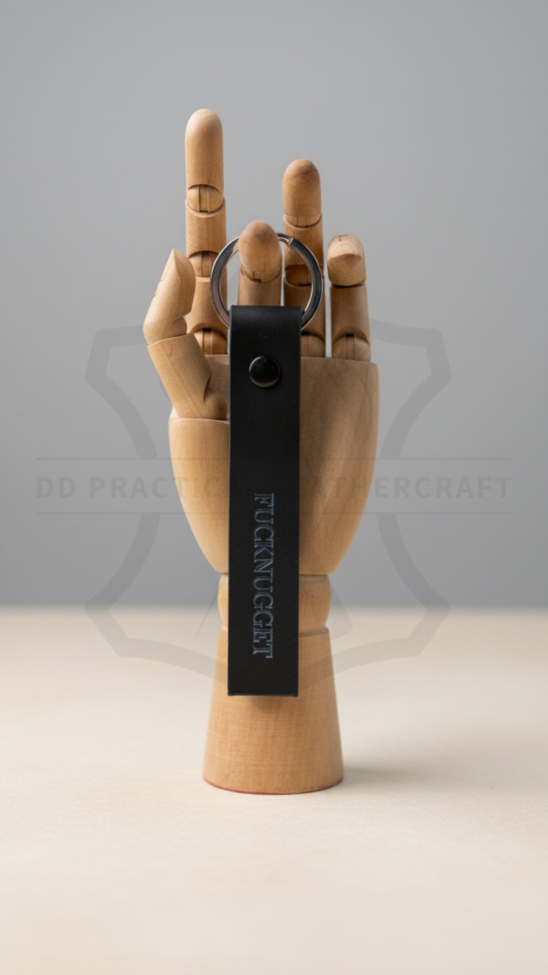 Rude Leather Keyrings 18+