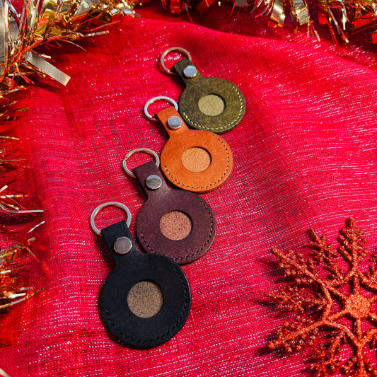 Leather Keyring - AirTag