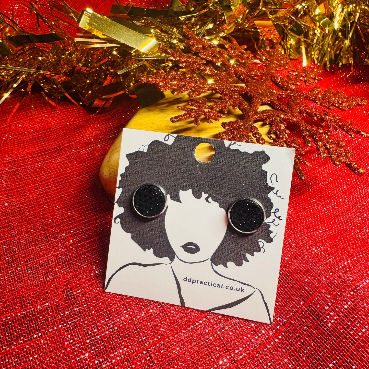 Leather Earrings - Studs