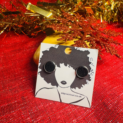 Leather Earrings - Studs