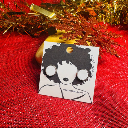 Leather Earrings - Studs