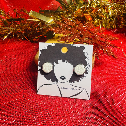 Leather Earrings - Studs