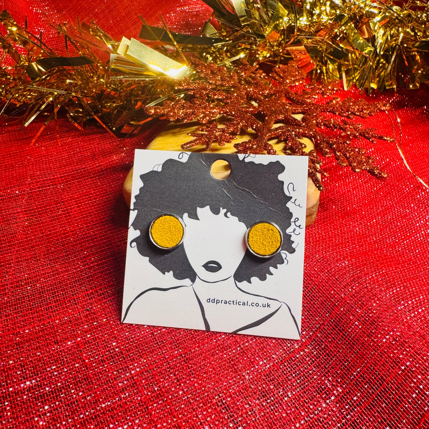 Leather Earrings - Studs