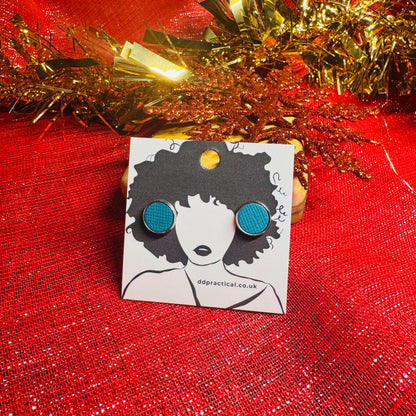 Leather Earrings - Studs