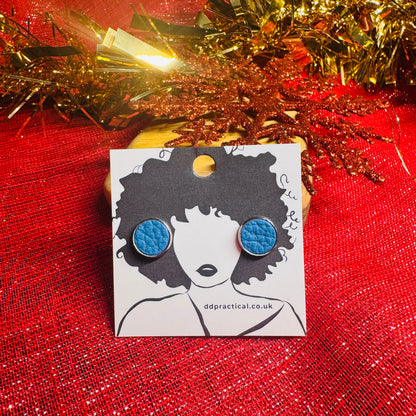 Leather Earrings - Studs