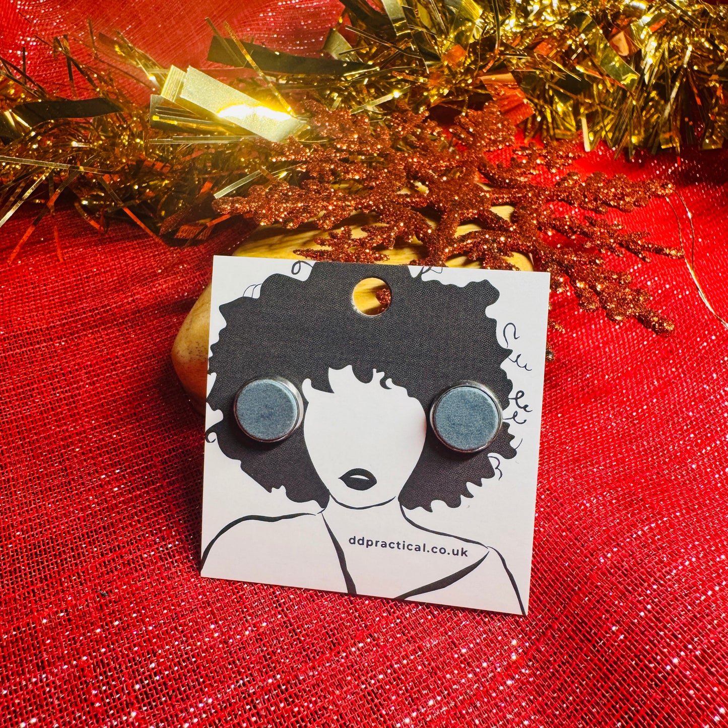 Leather Earrings - Studs