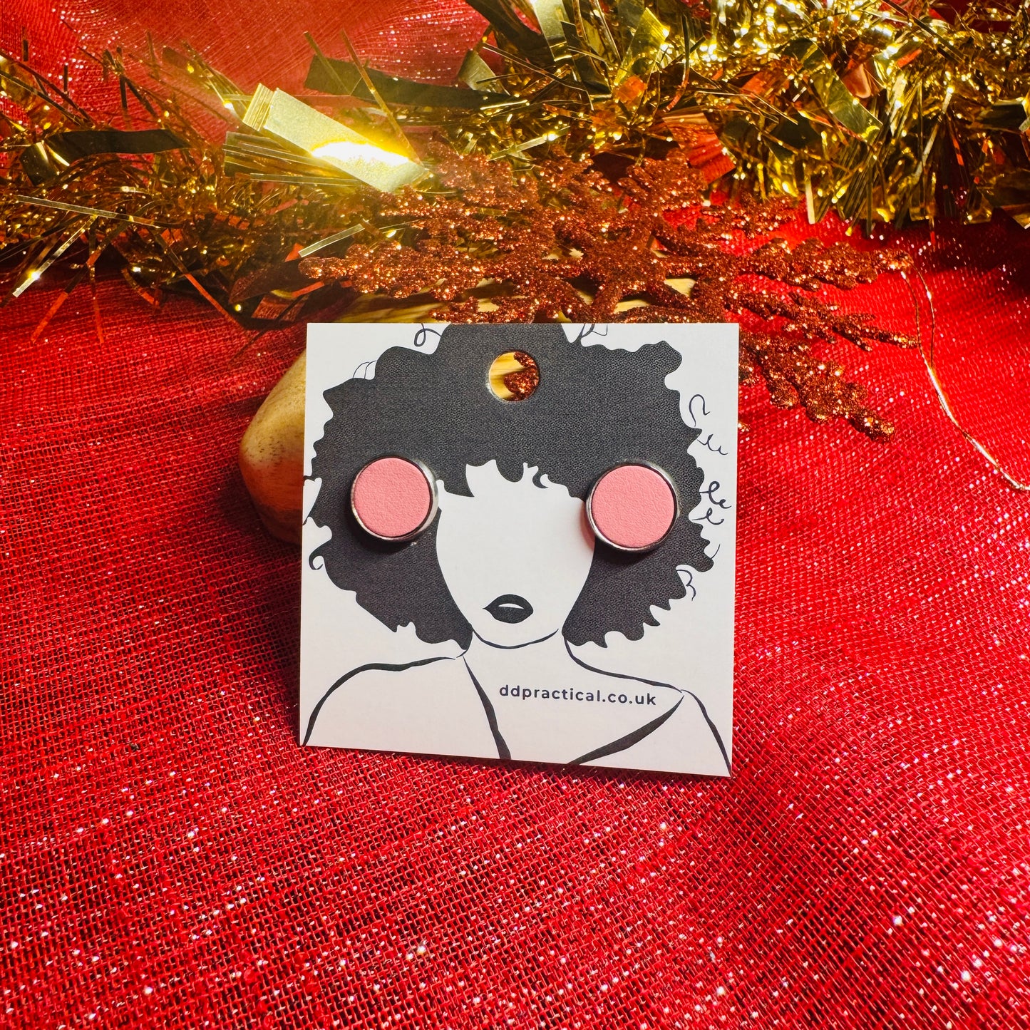 Leather Earrings - Studs