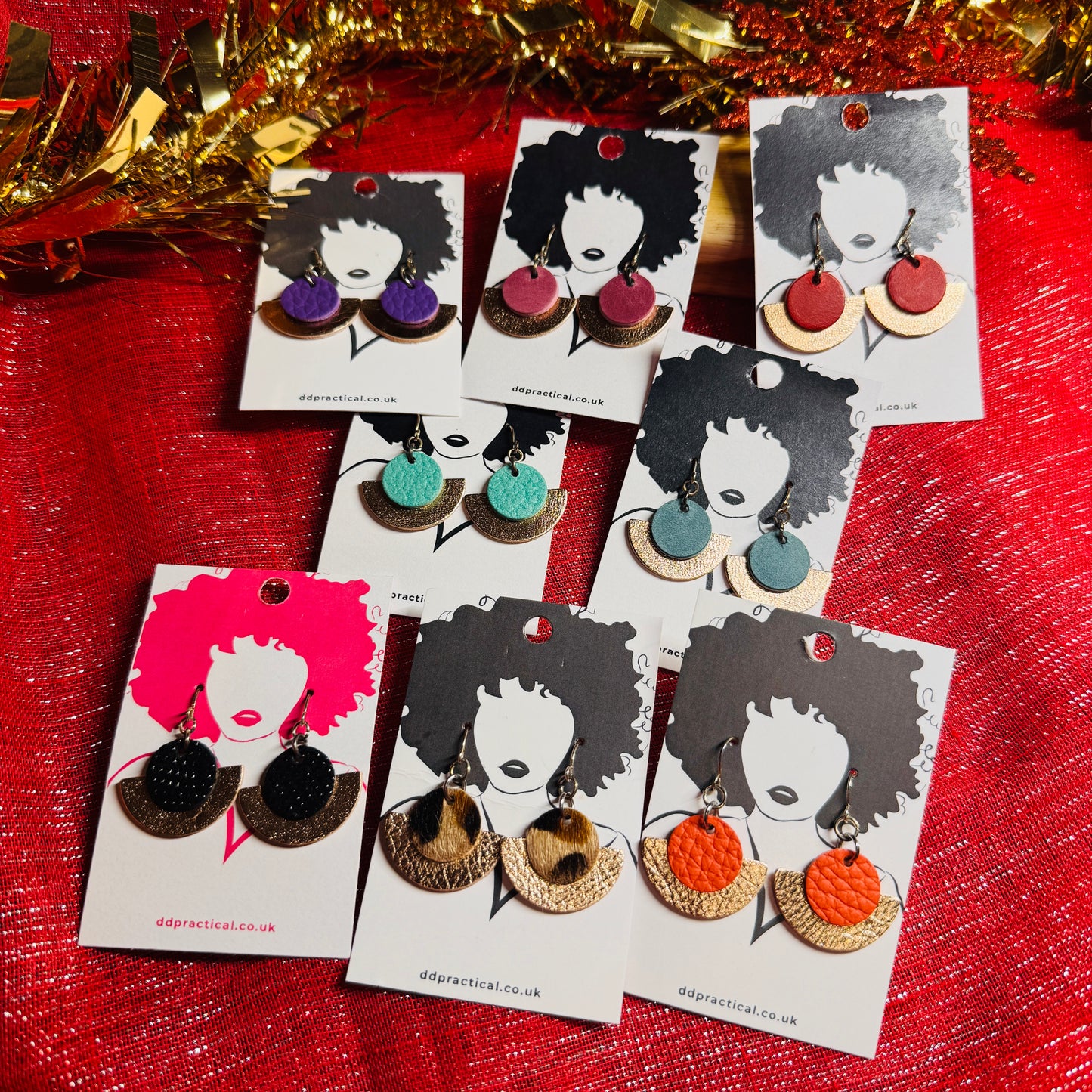 Leather Earrings - Jazzy