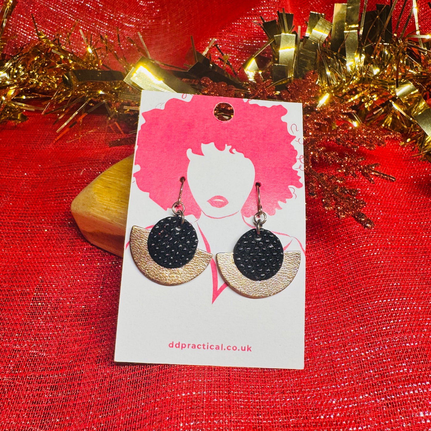 Leather Earrings - Jazzy