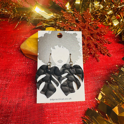 Leather Earrings - Tropical