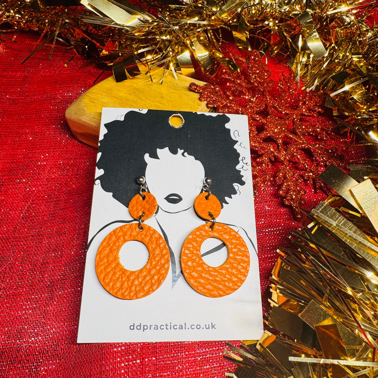 Leather Earrings - Funky