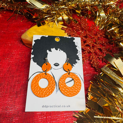 Leather Earrings - Funky