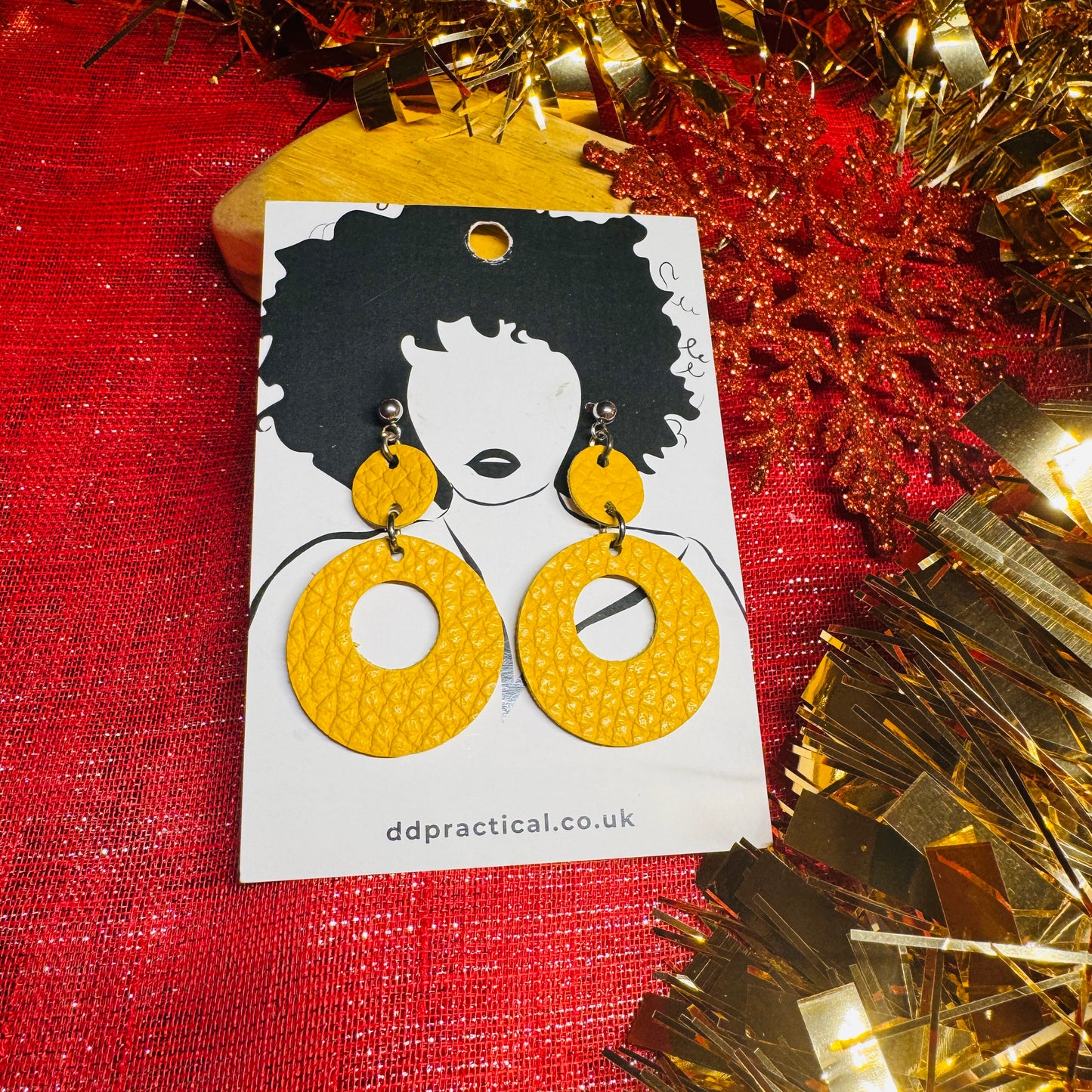 Leather Earrings - Funky