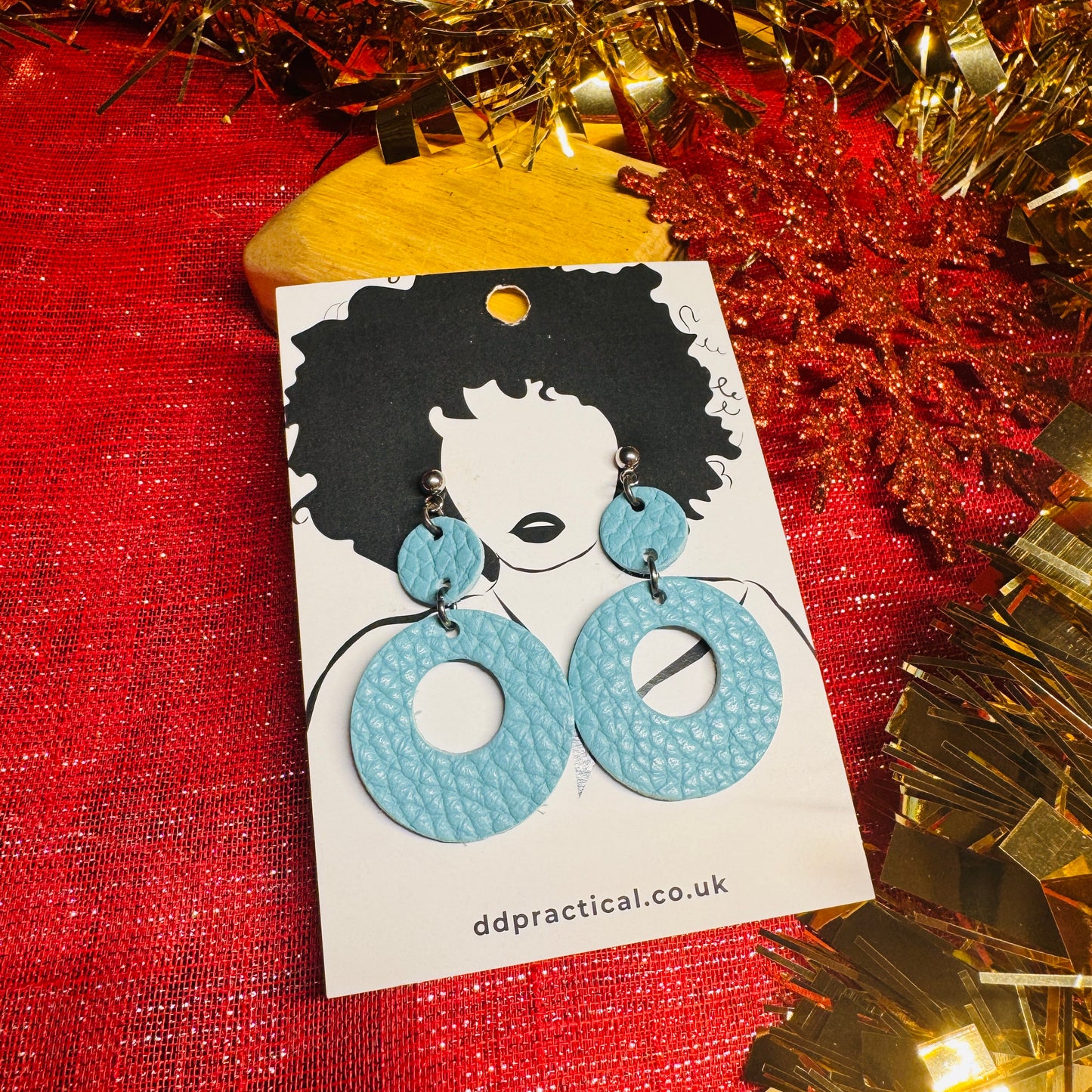 Leather Earrings - Funky